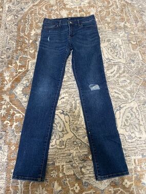 Gap denim stretch skinny womens blue jeans size 16